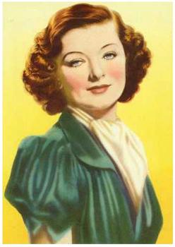 1940 Sherman Pools Famous Film Stars #NNO Myrna Loy Front