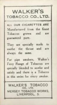 1935 Walker Film Stars #NNO Sydney Howard Back