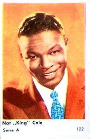 1957 Hellas Filmitahti Serie A small #122 Nat King Cole Front