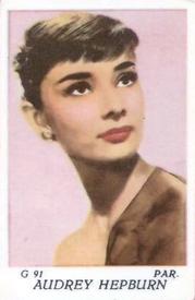 1956 Dutch Gum G Set (with Studio) #G91 Audrey Hepburn Front