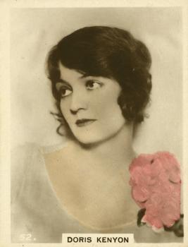 1928 British American Tobacco Cinema Stars Set 4 #52 Doris Kenyon Front