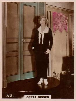 1927 British American Tobacco Cinema Stars Set 6 #112 Greta Nissen Front