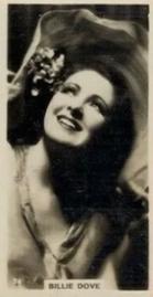 1929 British American Tobacco Cinema Stars Set 9 #74 Billie Dove Front
