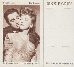 1949 Dinkie Warner Bros. Films Series 6 #2 Robert Alda / Ida Lupino Front