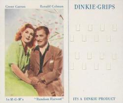 1950 Dinkie MGM Films Series 9 Unnumbered #NNO Greer Garson / Ronald Colman Front