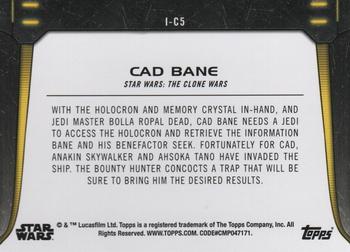 2021 Topps Star Wars Bounty Hunters - Feared Mercenaries #I-C5 Cad Bane Back