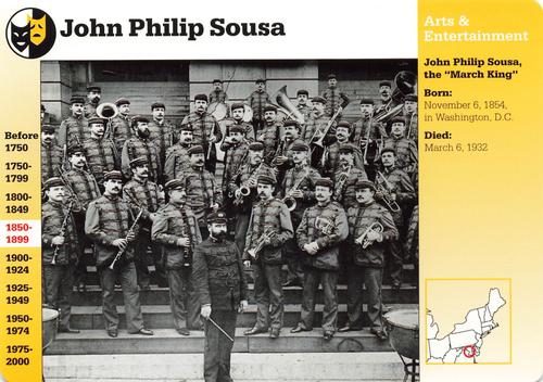 1994-01 Grolier Story of America #24.19 John Philip Sousa Front
