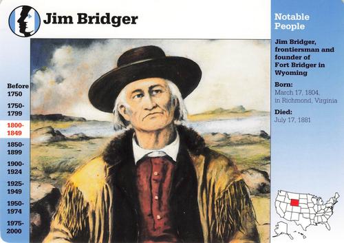 1994-01 Grolier Story of America #28.2 Jim Bridger Front