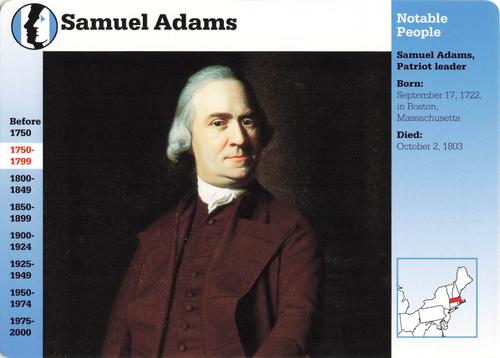 1994-01 Grolier Story of America #38.3 Samuel Adams Front