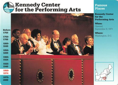 1994-01 Grolier Story of America Cards #39.6 Kennedy Center for the Performing Arts Front