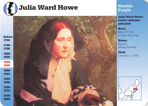 1994-01 Grolier Story of America #55.3 Julia Ward Howe Front