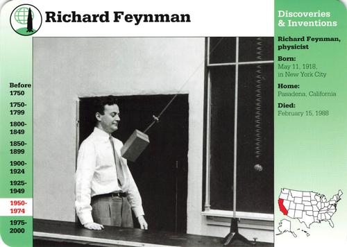 1994-01 Grolier Story of America #83.16 Richard Feynman Front