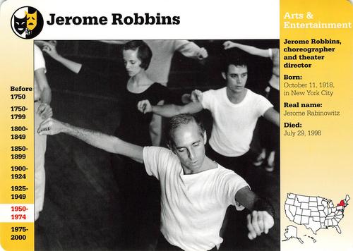 1994-01 Grolier Story of America #85.14 Jerome Robbins Front