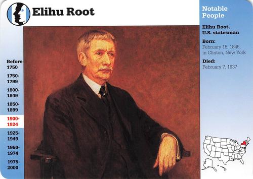1994-01 Grolier Story of America #92.2 Elihu Root Front