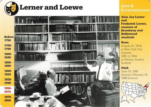 1994-01 Grolier Story of America #94.15 Lerner and Loewe Front