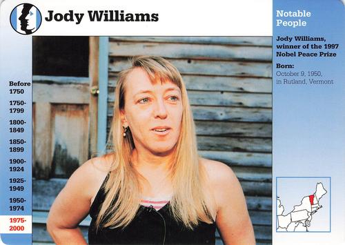 1994-01 Grolier Story of America #119.1 Jody Williams Front