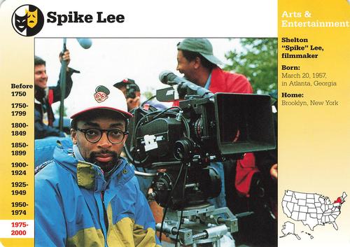 1994-01 Grolier Story of America #130.10 Spike Lee Front