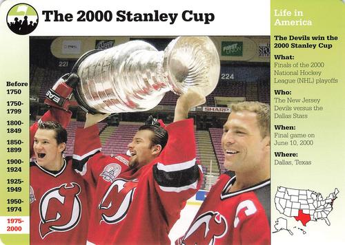1994-01 Grolier Story of America #136.15 The 2000 Stanley Cup Front