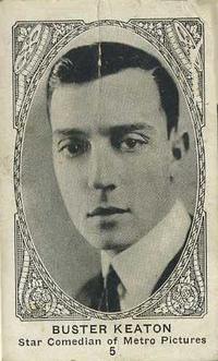 1921 American Caramel Movie Stars (E123) #5 Buster Keaton Front