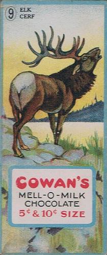 1920 Cowan’s Chocolates Animals (V2) #9 Elk Front