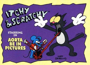 1994 SkyBox The Simpsons Series II - Itchy & Scratchy #I9 Aorta Be in Pictures Front