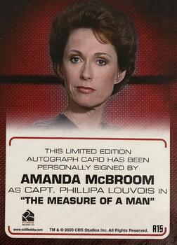 2022 Rittenhouse Star Trek The Next Generation Archives & Inscriptions - Autographed Inscriptions #A15 Amanda McBroom Back