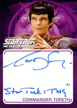 2022 Rittenhouse Star Trek The Next Generation Archives & Inscriptions - Autographed Inscriptions #A18 Carolyn Seymour Front