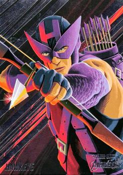 2022 Fleer Ultra Marvel Avengers #58 Hawkeye Front