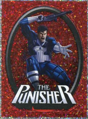 2010 Savvi Marvel Heroes Stickers #NNO Punisher Front