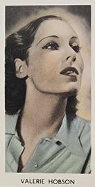 1939 Abdulla & Co. Screen Stars #35 Valerie Hobson Front