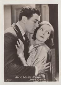 1930-39 A. Batschari Mercedes Filmbilder Series 5 #34 John Mack Brown / Greta Garbo Front