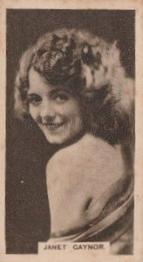 1930 Abdulla Cinema Stars (Brown) #13 Janet Gaynor Front
