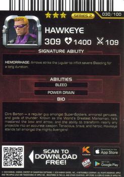 2020 Contest of Champions Series 2 - Foil #030 Hawkeye Back