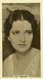 1933 Abdulla Cinema Stars (Brown Tone) #2 Kay Francis Front