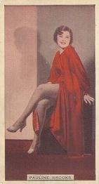 1935 Abdulla Stage and Cinema Beauties #19 Pauline Brooks Front