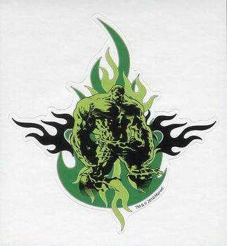 2010 Sandylion Marvel Extreme Stickers #NNO Hulk Front