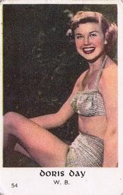 1950-59 Dutch Gum Set 7 #54 Doris Day Front