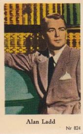 1956 Dutch Gum Series Nr (High Numbers) #824 Alan Ladd Front
