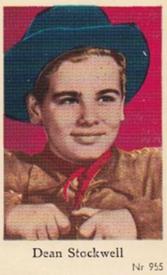 1956 Dutch Gum Series Nr (High Numbers) #955 Dean Stockwell Front