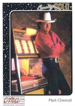 1992 Sterling CMA Country Gold Autograph Series #5 Mark Chesnutt Front