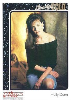 1992 Sterling CMA Country Gold Autograph Series #27 Holly Dunn Front