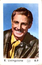 1952 Maple Leaf Gum Film Stars #141 Robert Livingston Front