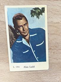 1957 Dutch Gum S Set #S186 Alan Ladd Front