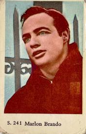 1957 Dutch Gum S Set #S241 Marlon Brando Front