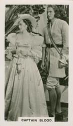 1936 Peter Jackson Famous Film Scenes #28 Errol Flynn / Olivia De Havilland Front