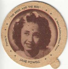1947 Dixie Cup Lids Movie Stars (F5-13) #NNO Jane Powell Front