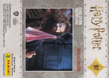 2021 Panini Harry Potter Evolution #97 Rubeus Hagrid Back