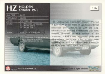 2004 Kryptyx Holden Master Collection; 2nd Series #156 HZ Statesman SLE Back