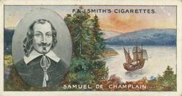 1911 F. & J. Smith's Famous Explorers #18 Samuel de Champlain Front
