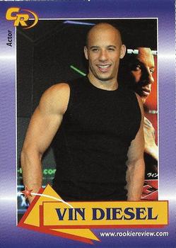 2003 Celebrity Review Rookie Review #12 Vin Diesel Front